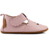 Mikk-Line Prewalker Leather Sandal w/ Heart Prewalker Adobe Rose